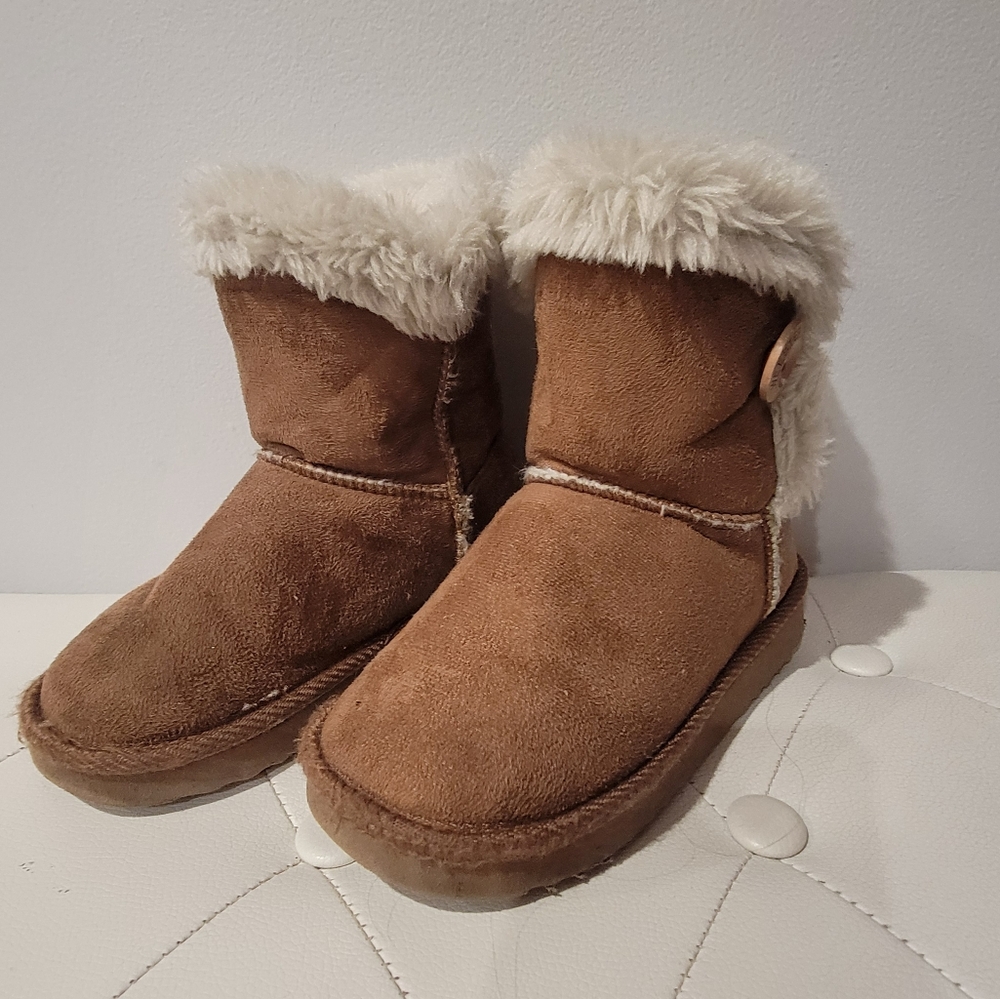 WEESTEP GIRL'S SHERPA LINED BOOTS SIZE 12 Little Girl